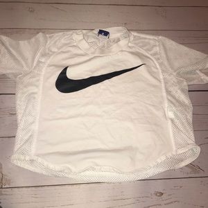 White Nike Top